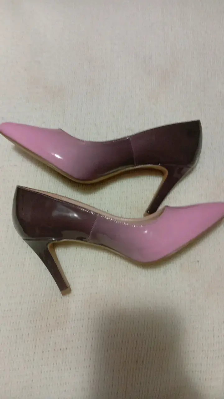 Zapatos de tacón rosa marca Chaleda - 4