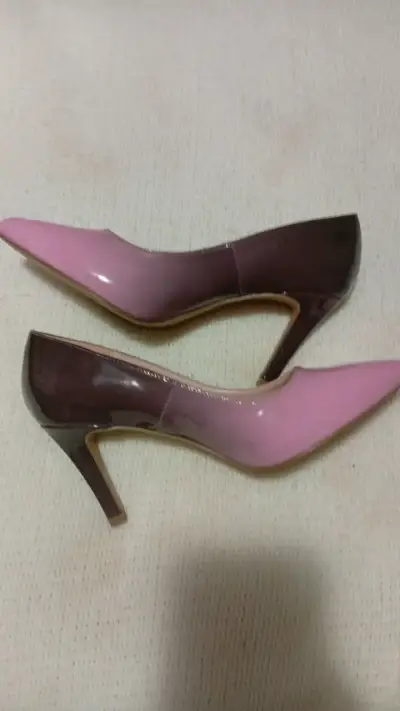 Zapatos de tacón rosa marca Chaleda - miniatura 4
