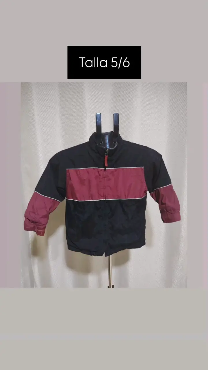 Chaqueta infantil bicolor talla 5/6