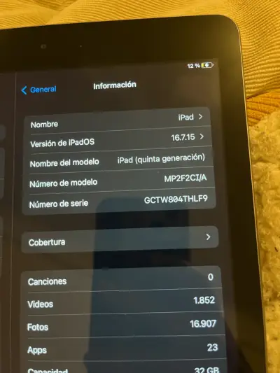 iPad 5ta Generación 32GB Gris Espacial - miniatura 4