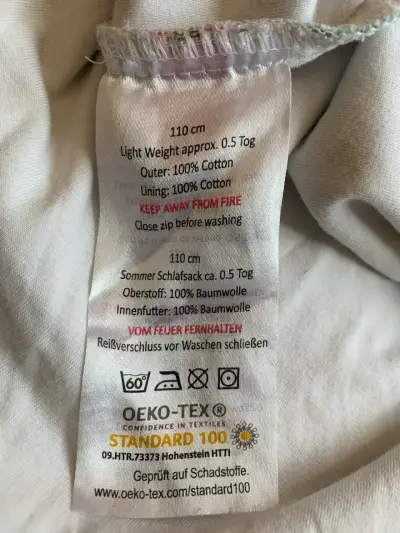 Saco de dormir infantil marca Slumbersac TOG 0,5 - miniatura 2