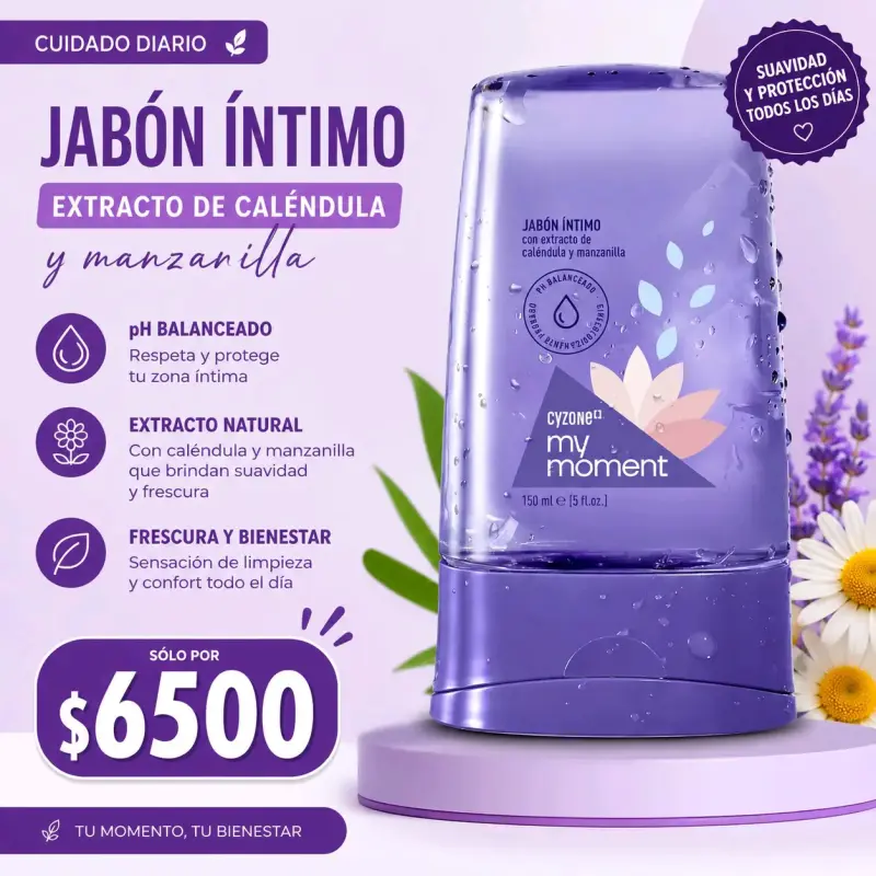 Jabón Íntimo con Extracto de Caly Manzanilla