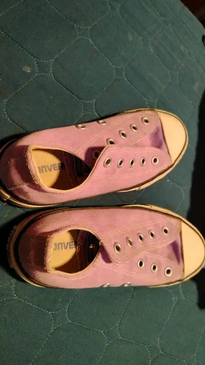 Zapatillas Converse sin cordones color lila - miniatura 2
