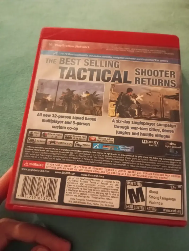 Juego PS3 SOCOM 4 U.S. Navy SEALs - 3