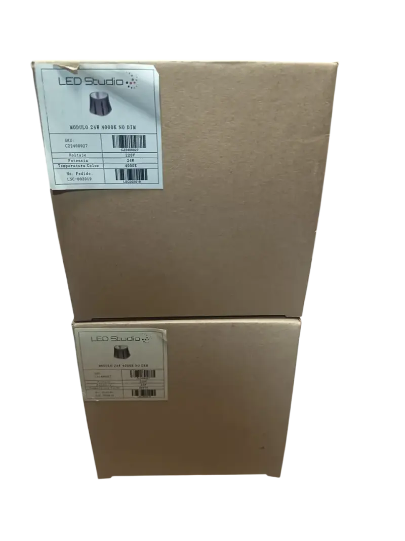 Pack 2 Modulos Foco Led Cilindricos 24W Luz Neutra - 1