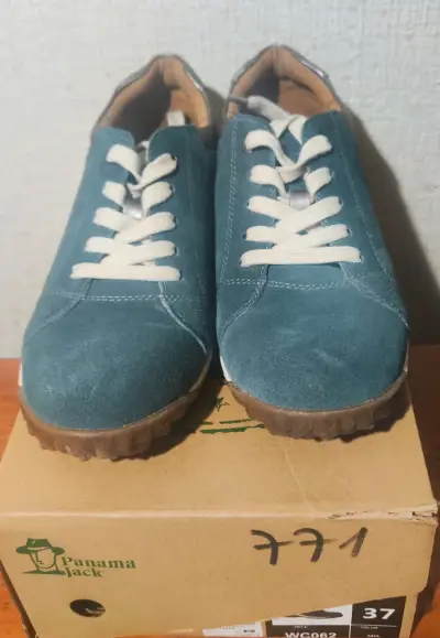 Zapatillas casuales azul Panama Jack talla 37 - miniatura 1
