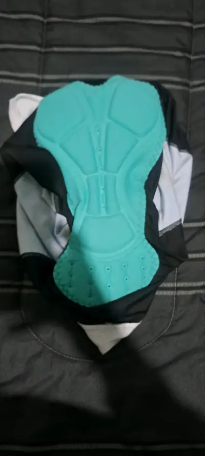 Calza de ciclismo 2XL negra y azul - miniatura 3