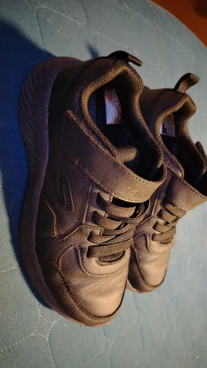 Zapatillas deportivas negras Skechers para niños - 2