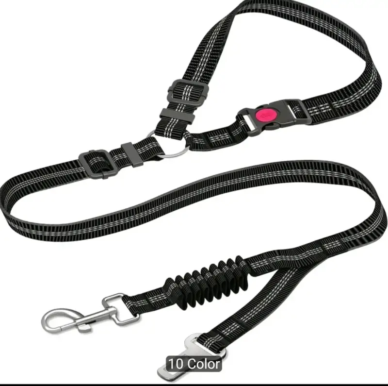 Cinturón de seguridad para perro ajustable - 2