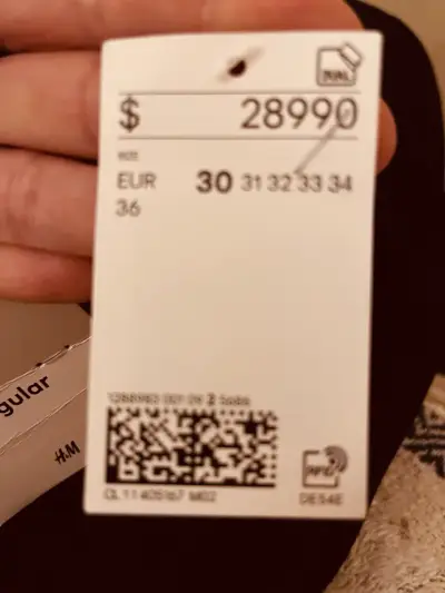 Pantalón cargo de sarga negro H&M - miniatura 2