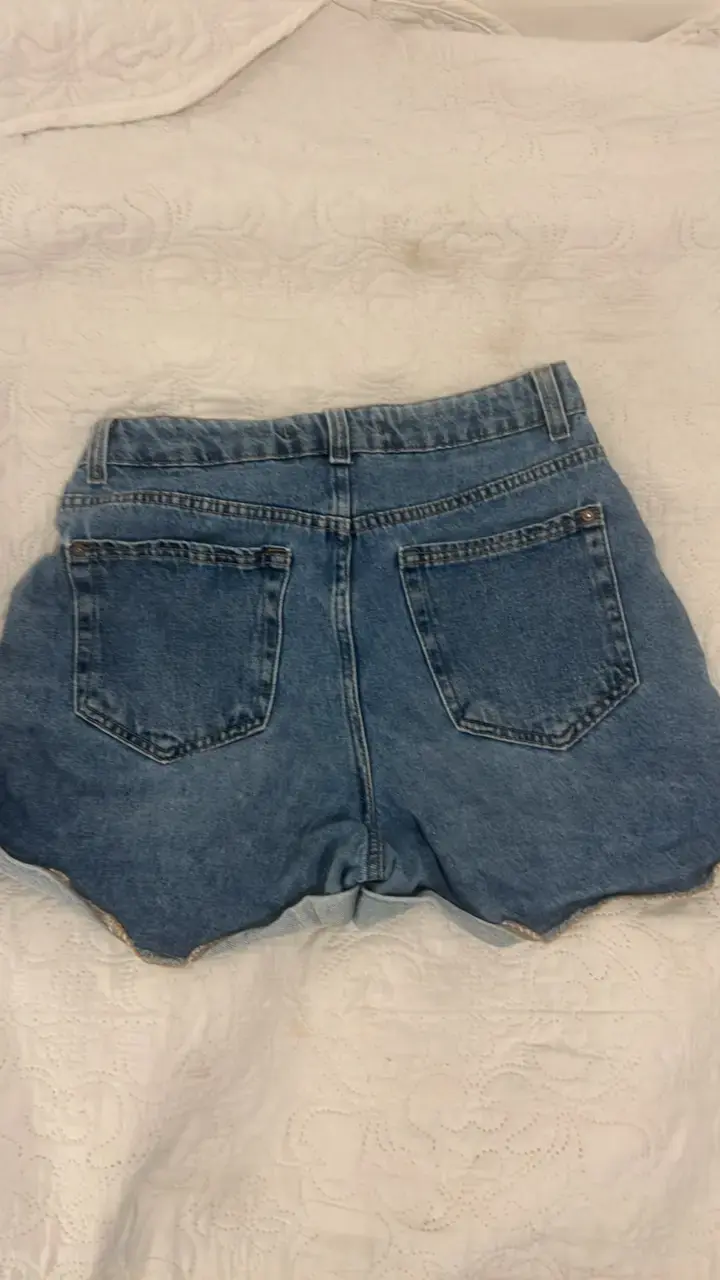 Shorts de mezclilla Blue Steel talla 38 - 2