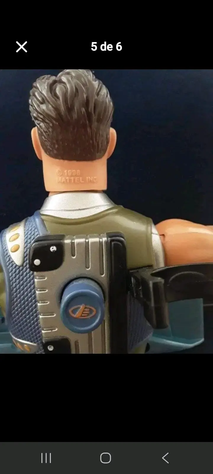 Figura de acción vintage Max Steel año 19con rifle - 3