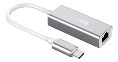 Adaptador USB-C a Ethernet LinkOn Alta Velocidad - miniatura 2