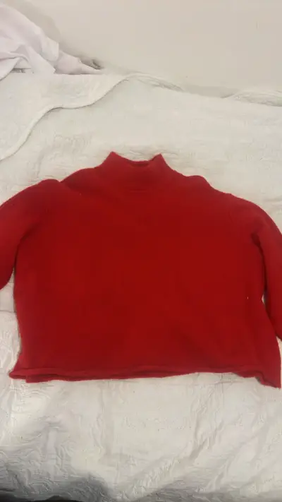 Suéter rojo de cuello alto Alaniz - miniatura 1