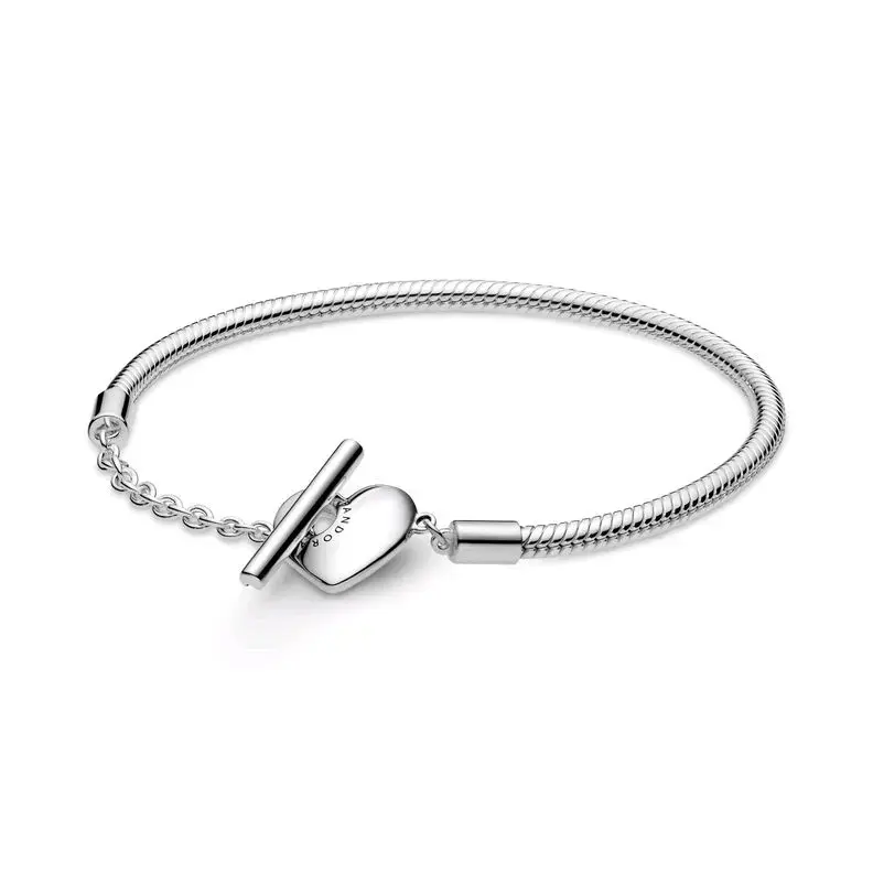 PANDORA ORIGNAL de plata con dije de corazón - 1