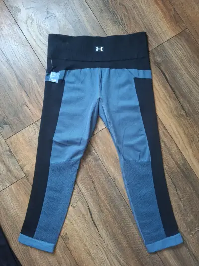 Calza deportiva azul y negro para mujer - miniatura 2