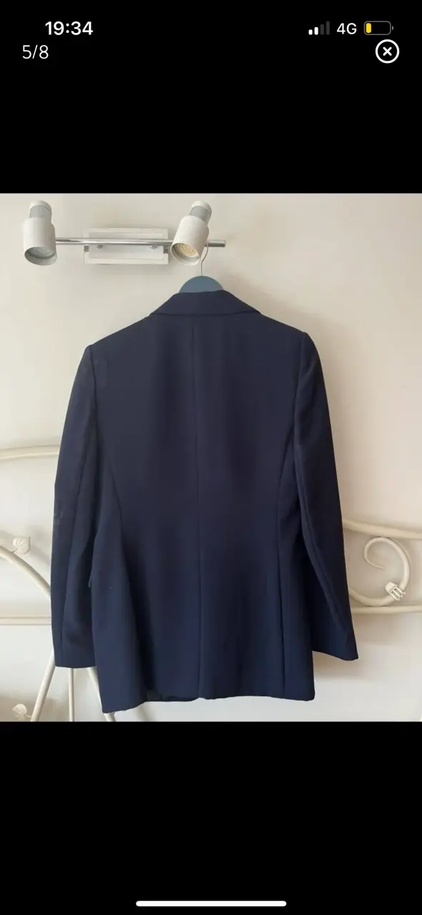 Blazer azul marino para mujer elegante - 4
