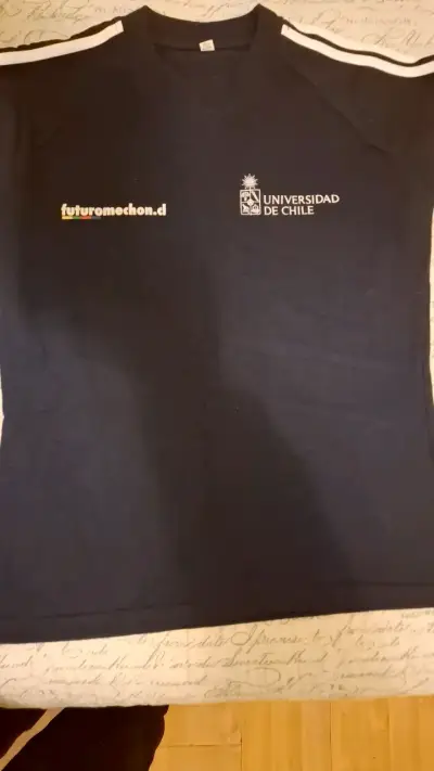 Polera azul con diseño Futuro Mechón - miniatura 2