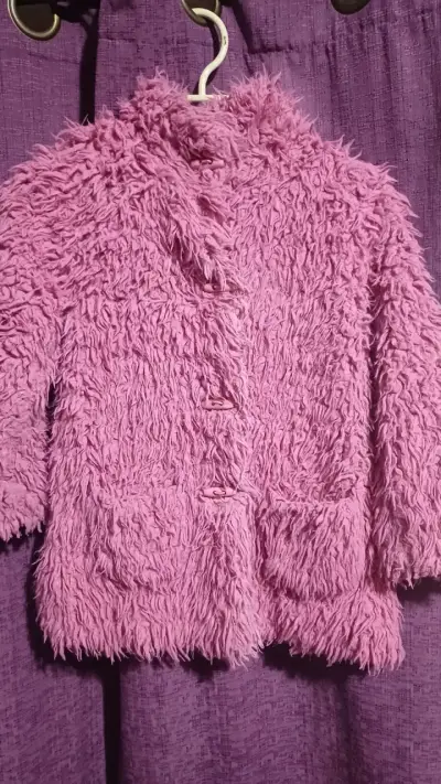 Abrigo infantil rosa con lunares Limonada - miniatura 3