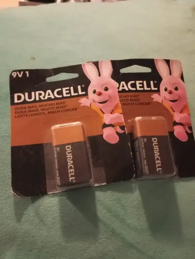 Pack 2 Pilas Baterías Duracell 9V Alcalinas (Nueva - miniatura 1