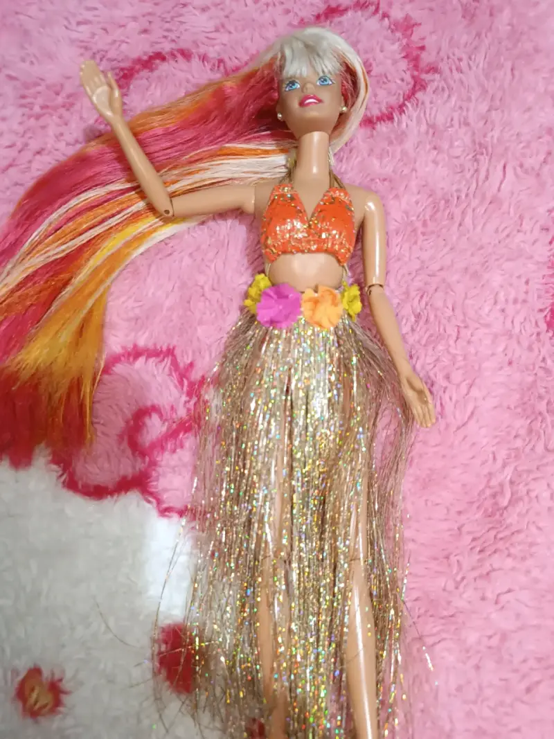 Barbie hula hair - 2