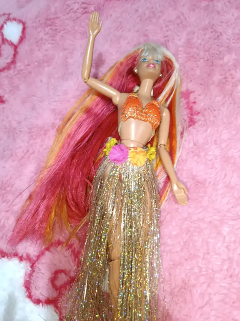 Barbie hula hair - 5