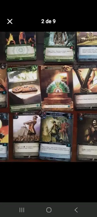 Colección de cartas de juego de estrategia - miniatura 1