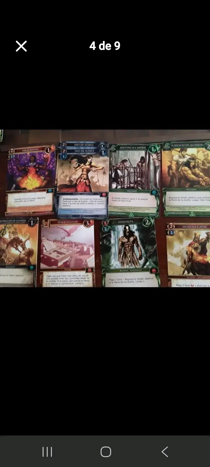Colección de cartas de juego de estrategia - 3