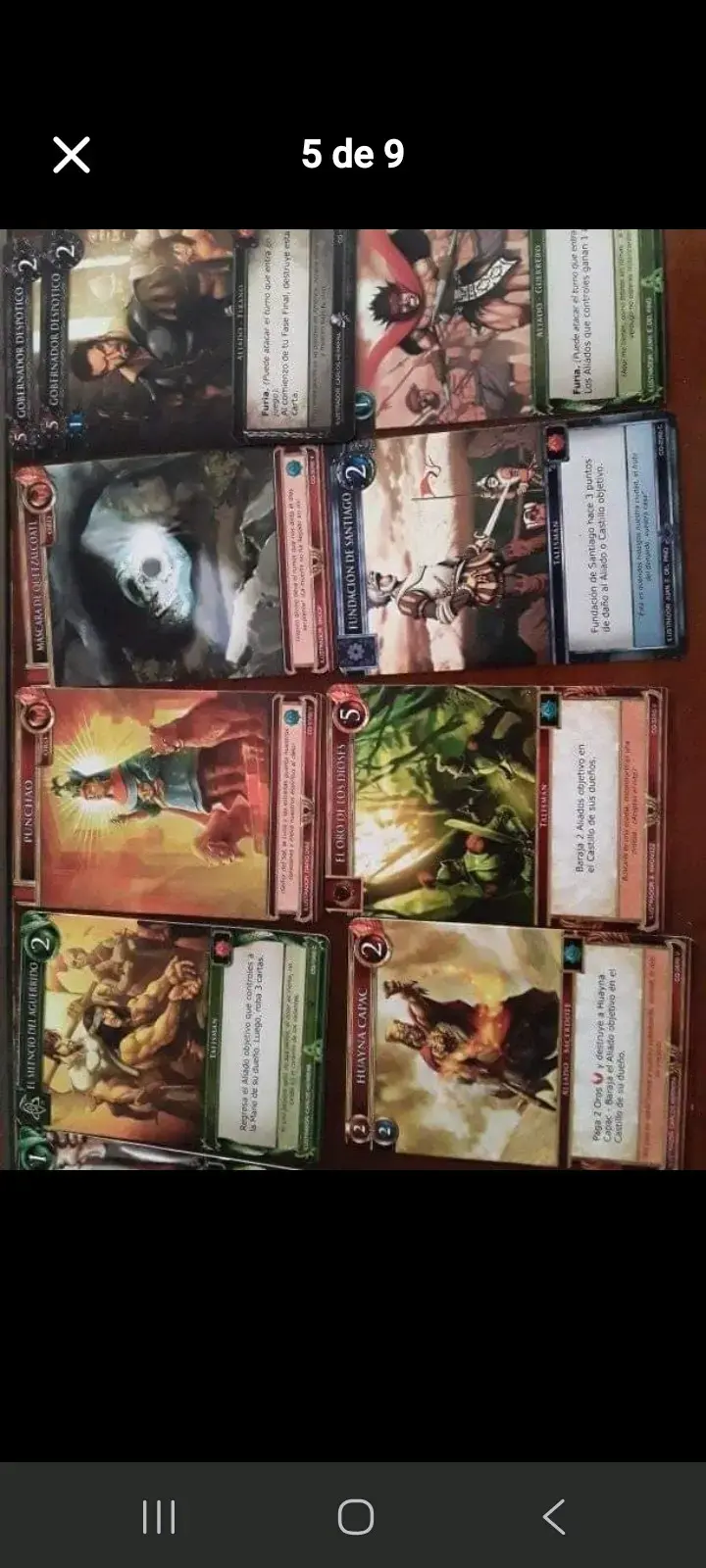 Colección de cartas de juego de estrategia - 4