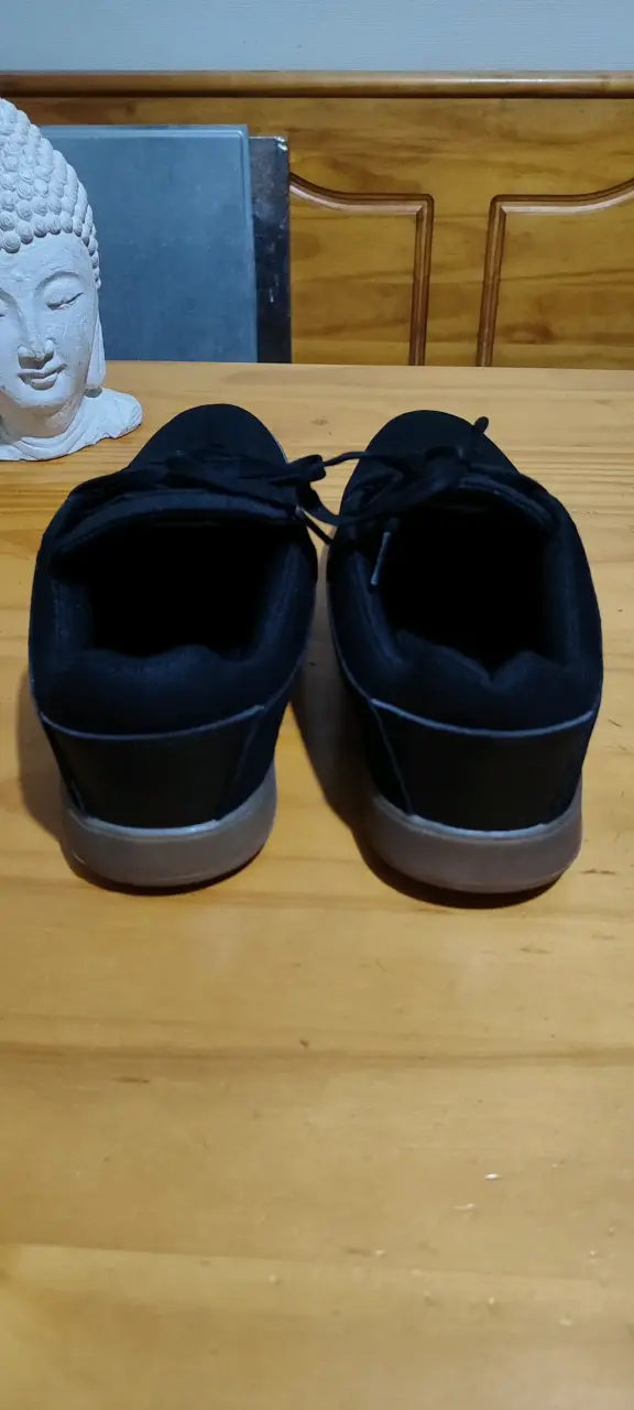Zapatillas negras de gamuza para hombre - 3