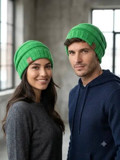 Gorro maxi de lana tejidos - miniatura 3