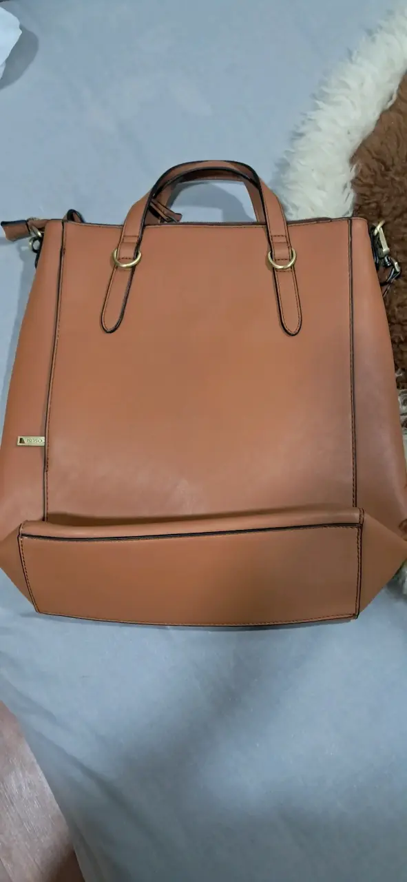 Bolso de cuero marrón ecosusi - 2