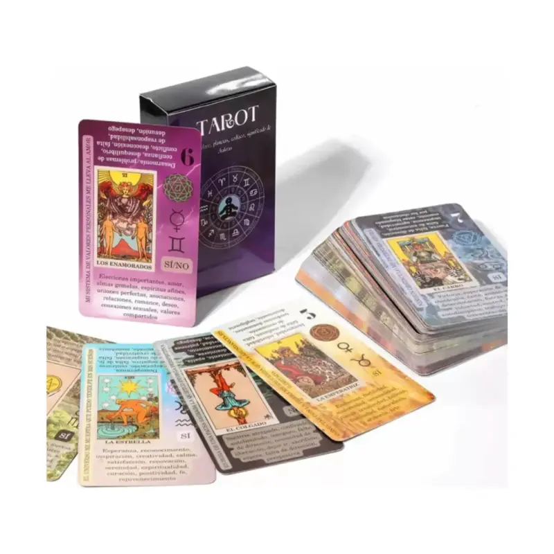 TAROT PRINCIPIANTES 78 CARTAS ESPAÑOL CON DESCRIPC - 1