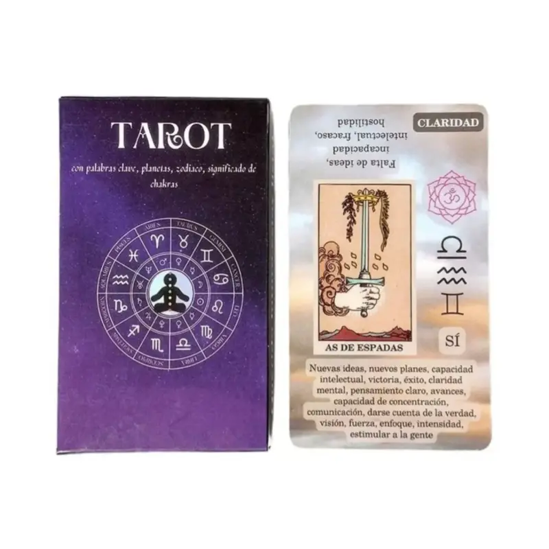 TAROT PRINCIPIANTES 78 CARTAS ESPAÑOL CON DESCRIPC - 2