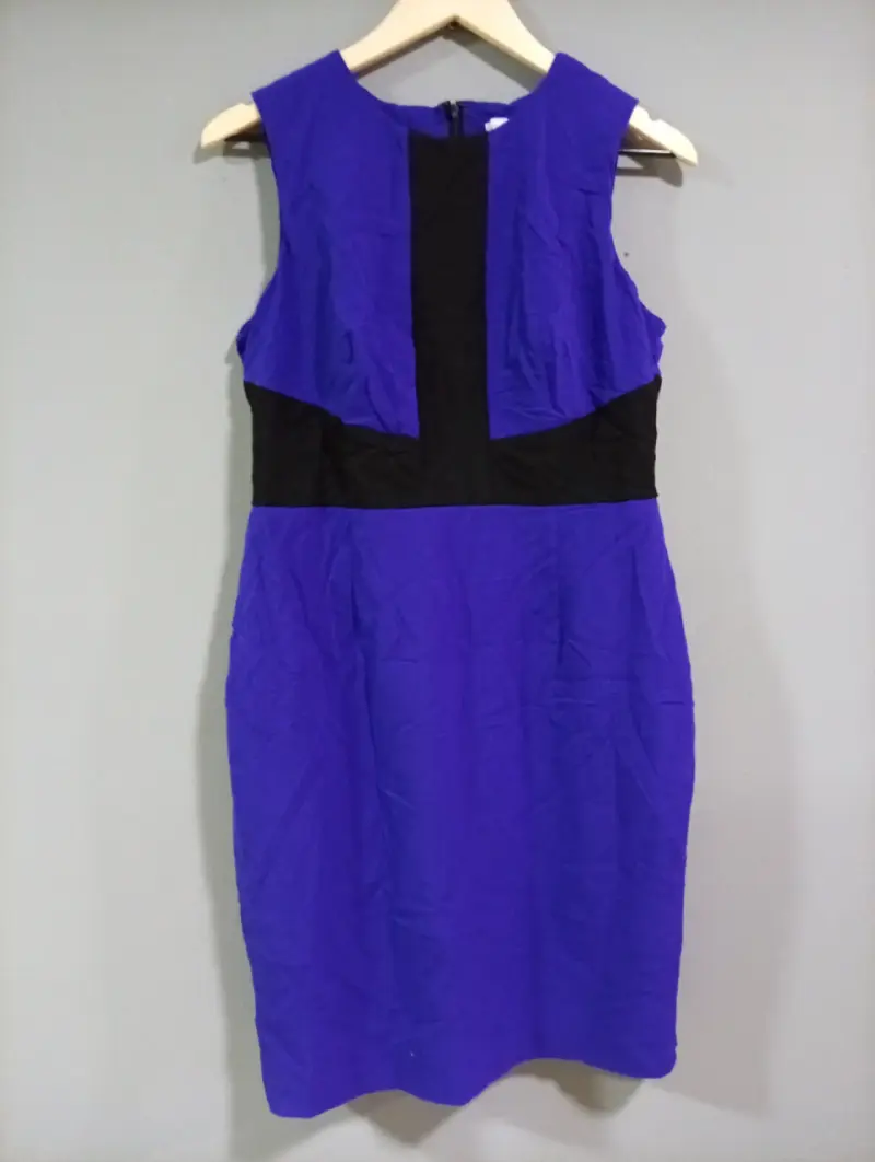 Vestido negro con detalles blancos Calvin Klein - 3