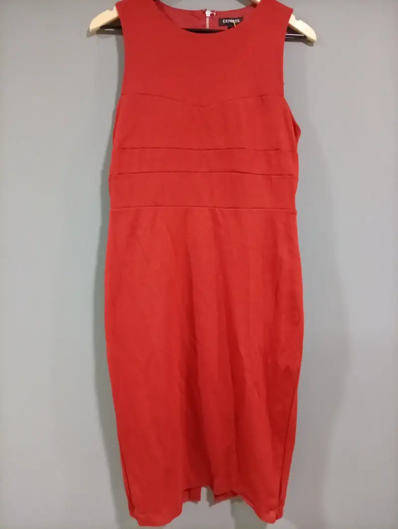 Vestido negro con detalles blancos Calvin Klein - 4