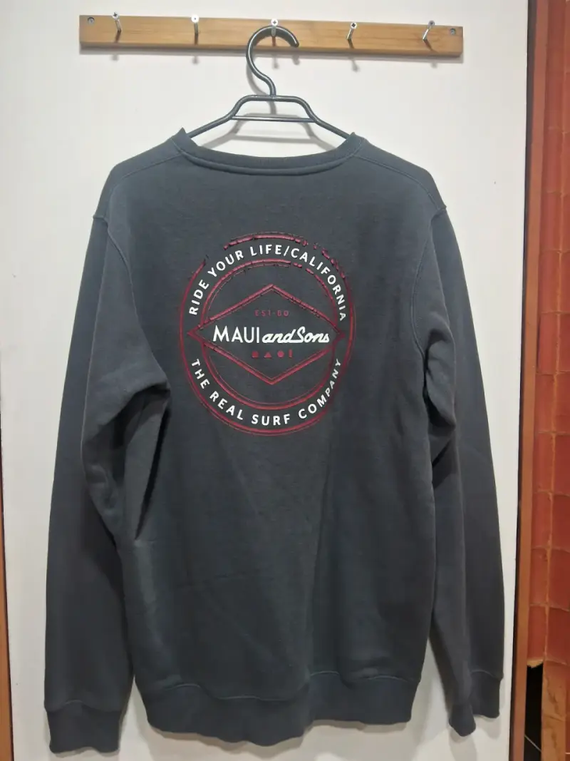 Polerón Maui and Sons gris oscuro
