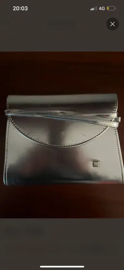 Cartera plateada de hombro elegante - miniatura 5