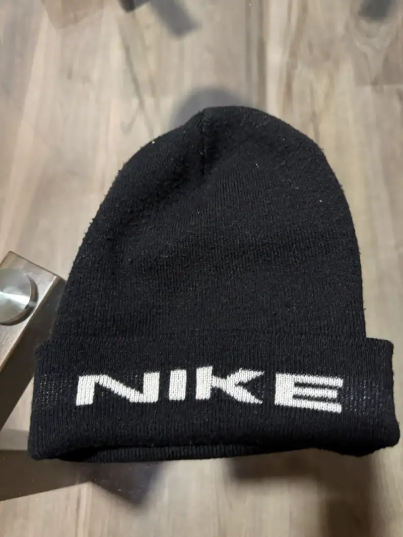 Gorros de lana Nike azul y negro - 2