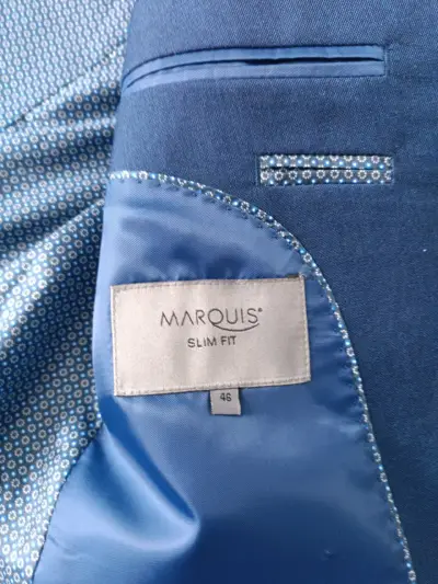 Traje azul marino para hombre de dos piezas - miniatura 2