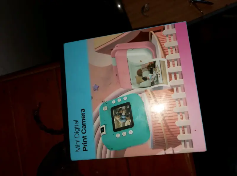 Cámara digital infantil azul con pantalla LCD - 2