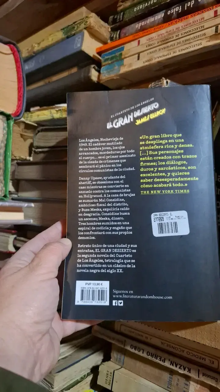 Libro 'El Gran Desierto' de James Ellroy - 3