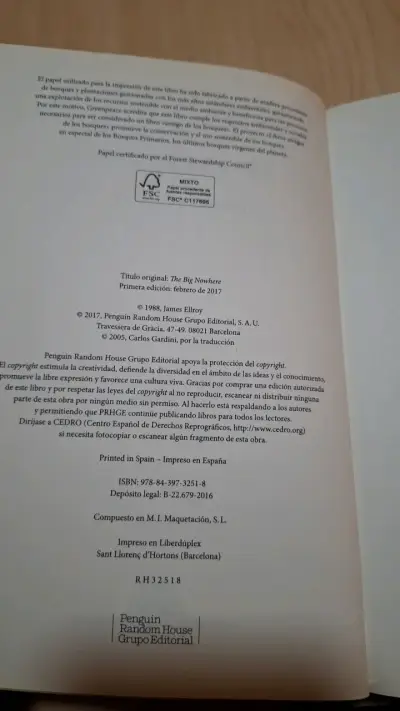 Libro 'El Gran Desierto' de James Ellroy - miniatura 4
