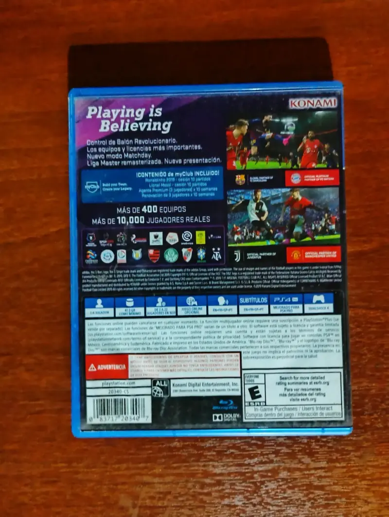 Juego PS4 eFootball PES 2020 - 2