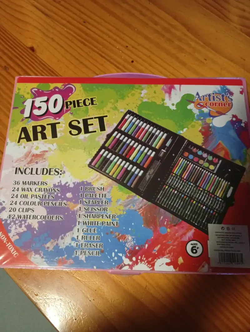 Set de Arte 150 Piezas para Niños