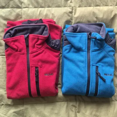 Chaquetas polar Polemic en rojo y azul - miniatura 1