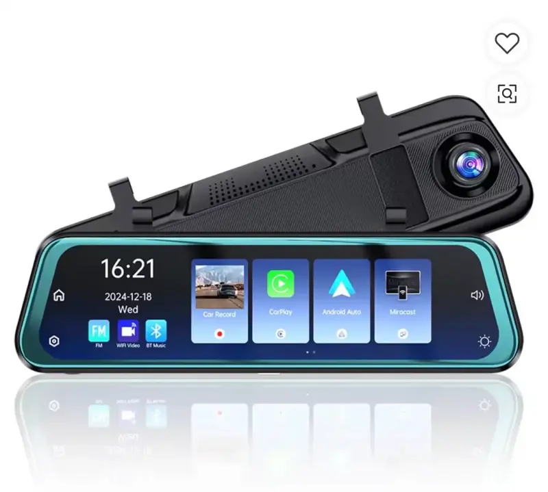 Cámara Espejo retrovisor inteligente Carplay 9,66” - 1