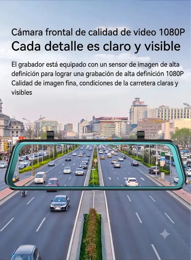 Cámara Espejo retrovisor inteligente Carplay 9,66” - 6