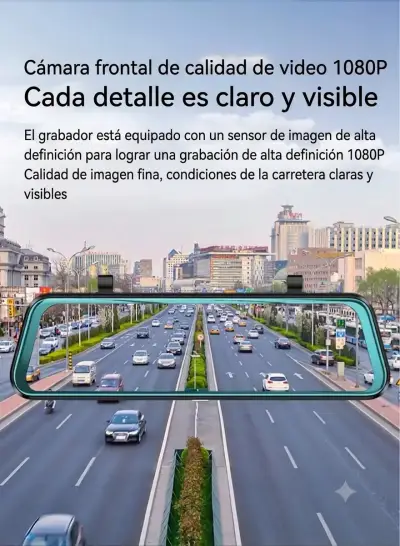 Cámara Espejo retrovisor inteligente Carplay 9,66” - miniatura 6