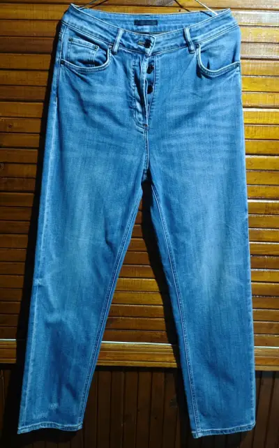 Jeans de mezclilla azul para mujer Prada 36/38 - miniatura 1
